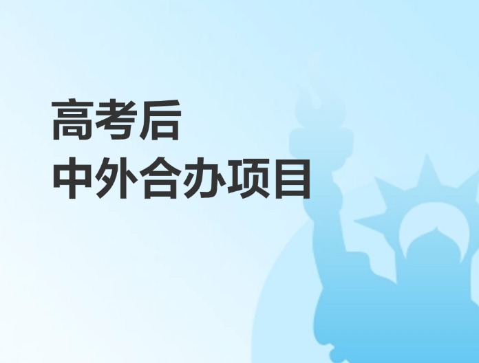高考后中外合辦項目